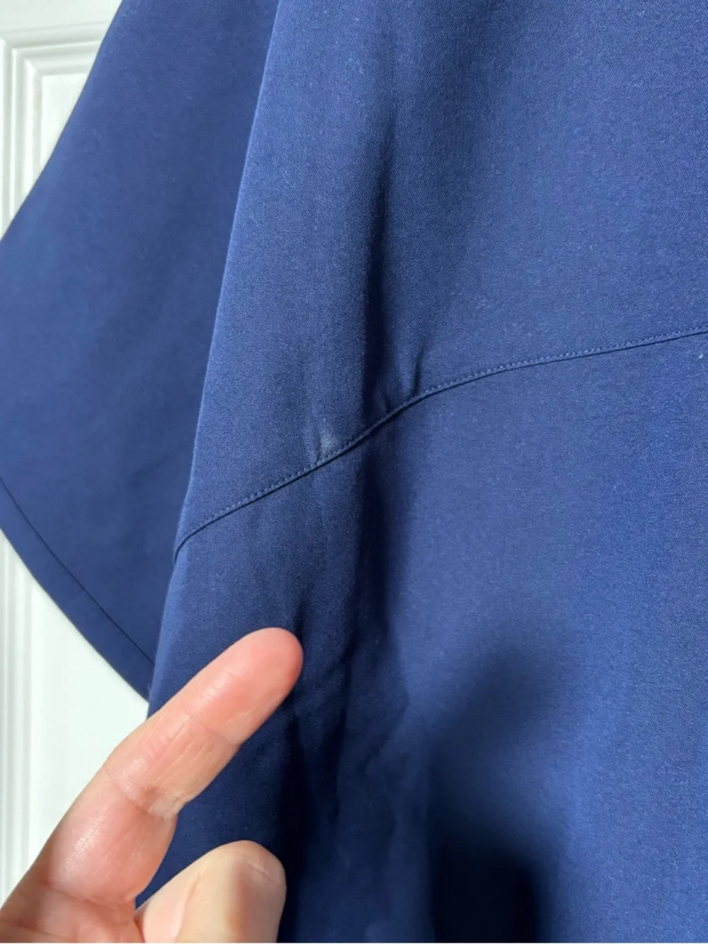 Mandala Jumpsuit Scrubs Womens XL Blue Pockets Woven Equa-Tek Full Zip Jogger - Picture 9 of 15